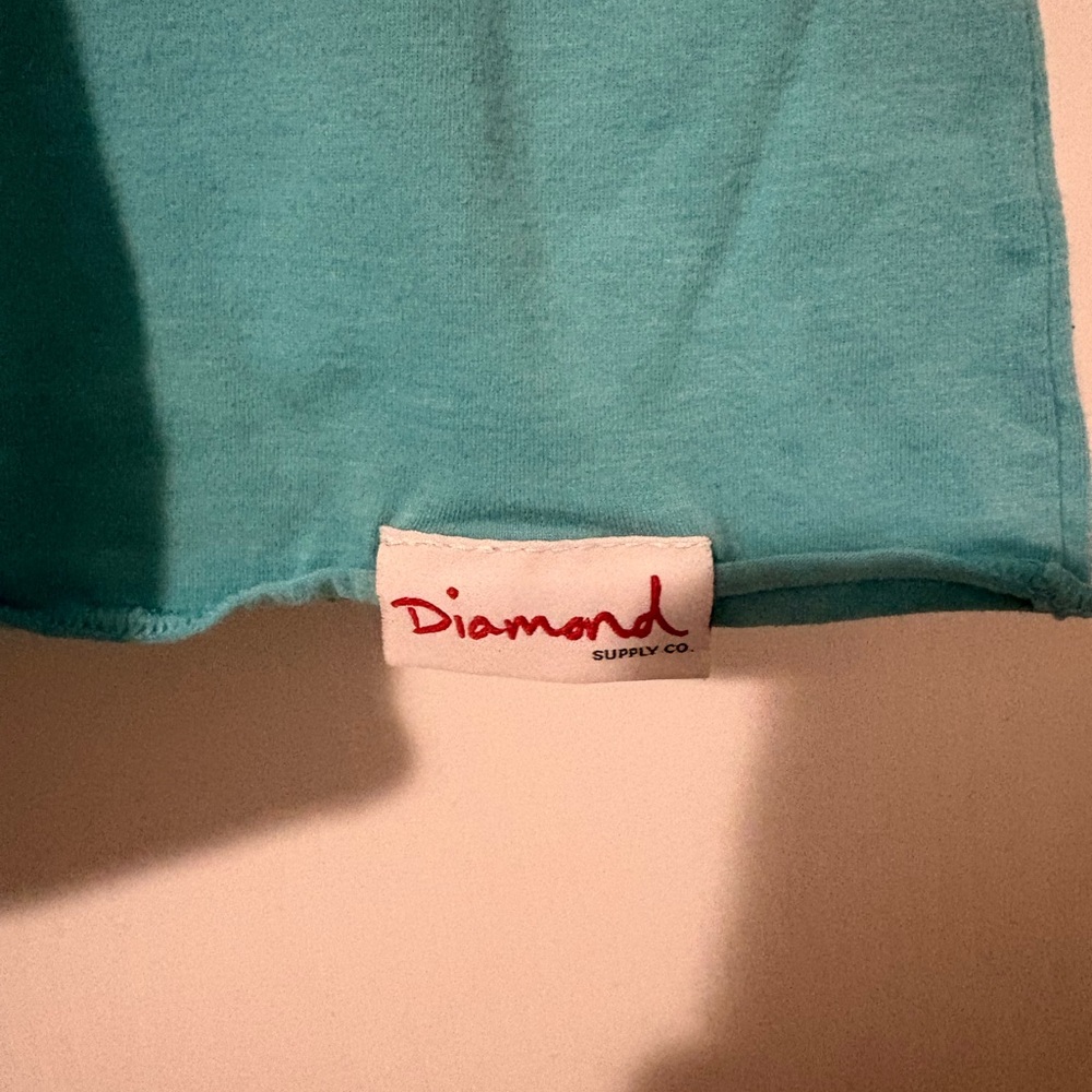 Diamond Supply Co. Teal Graphic Tank Top - Picture 4 of 5